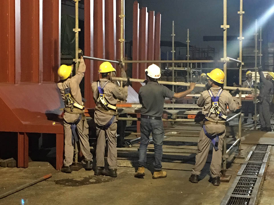 Technical training at KYC Scaffolding